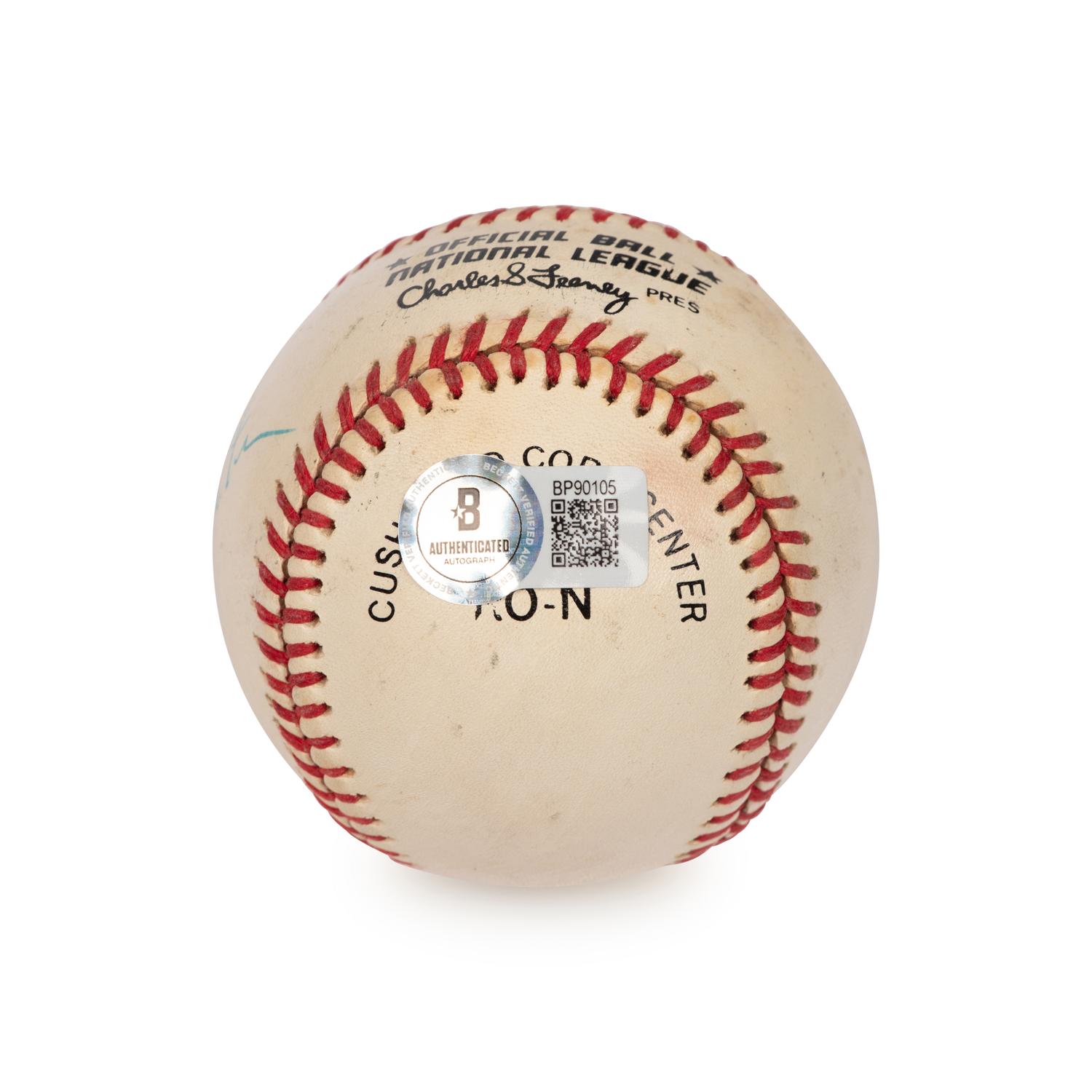 A Jimmy Carter Single Signed Autograph Baseball (Beckett Authentication Services)