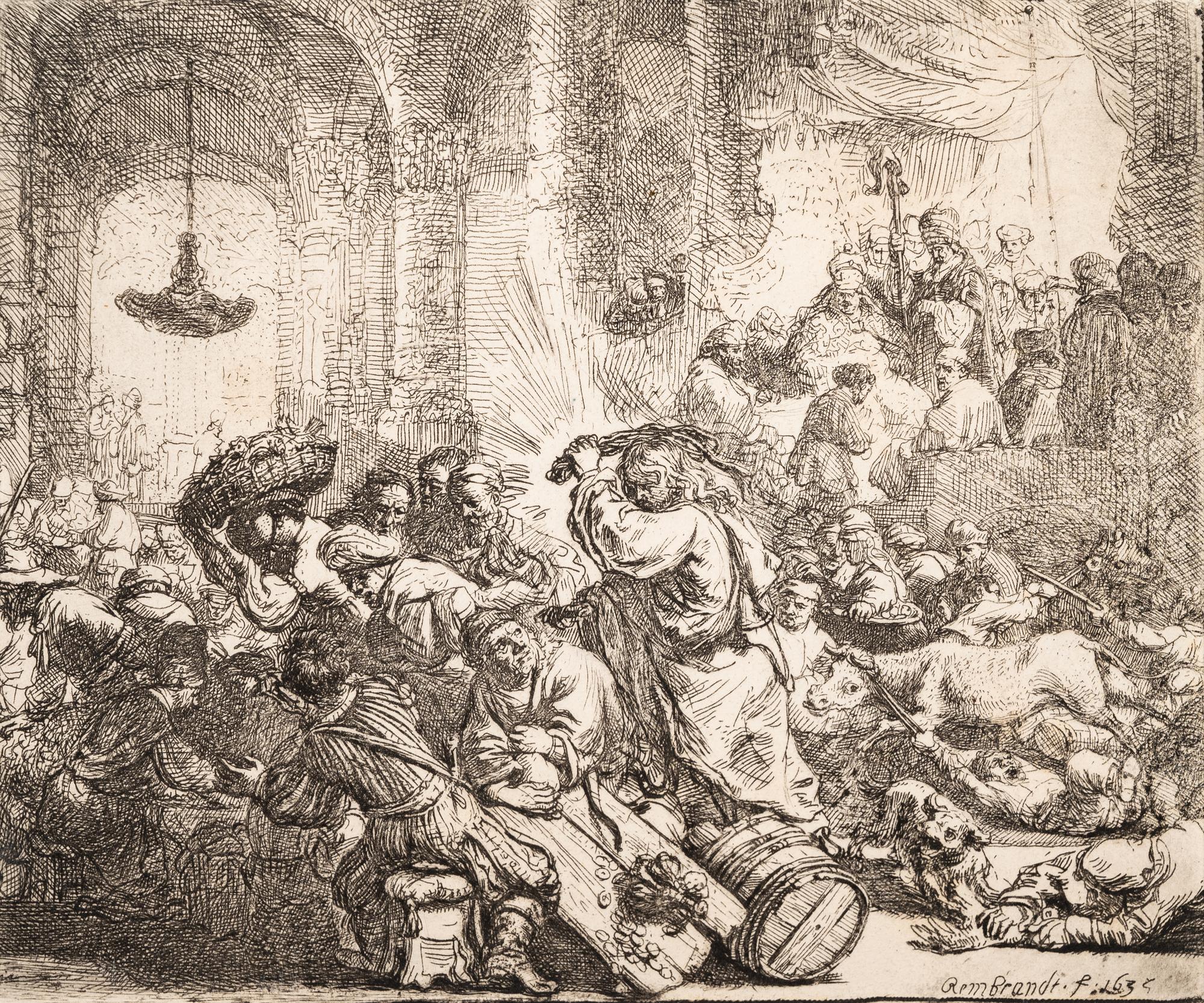 Christ Driving the Money Changers from the Temple