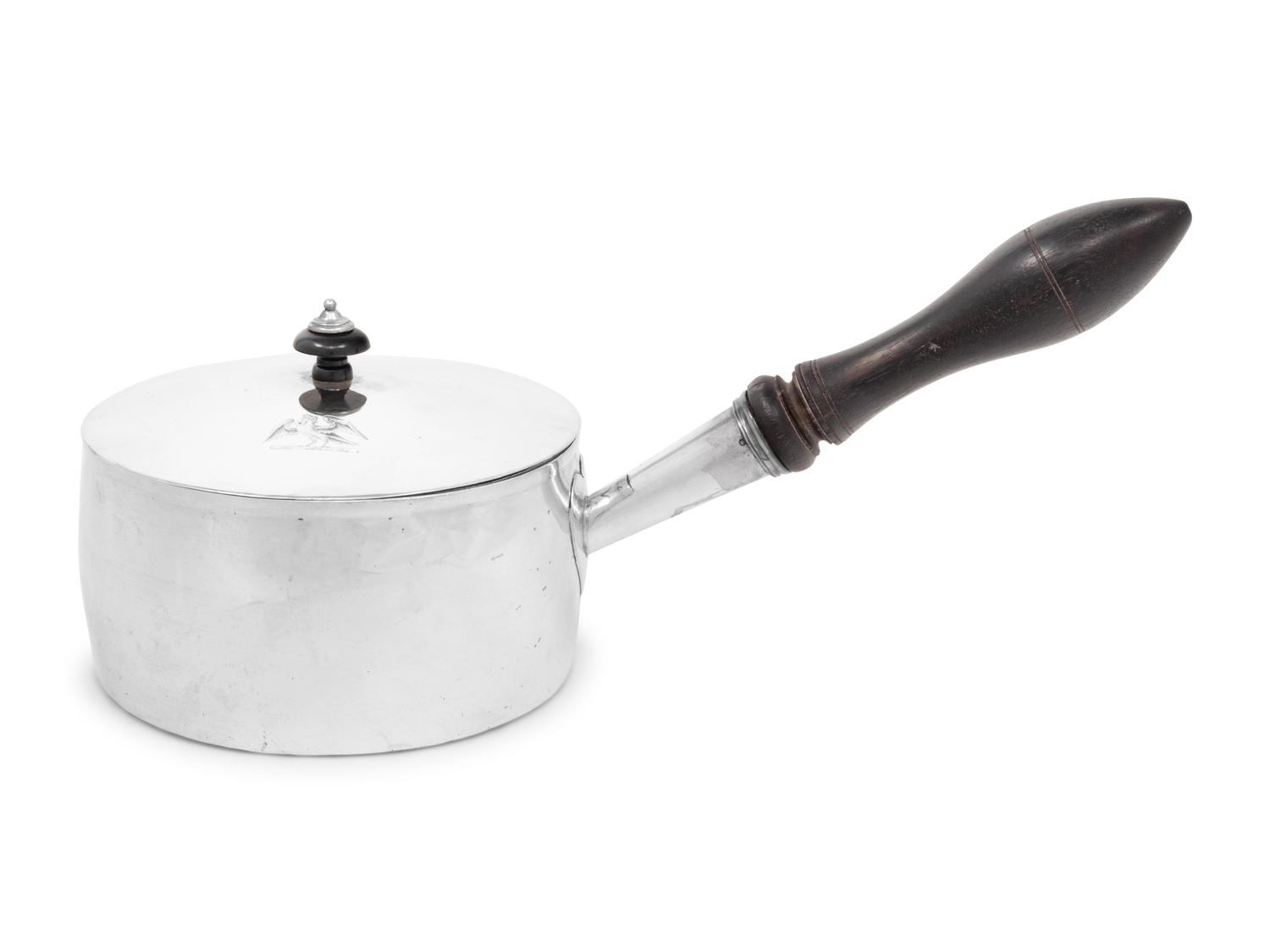 A George III Silver Covered Sauce Pot