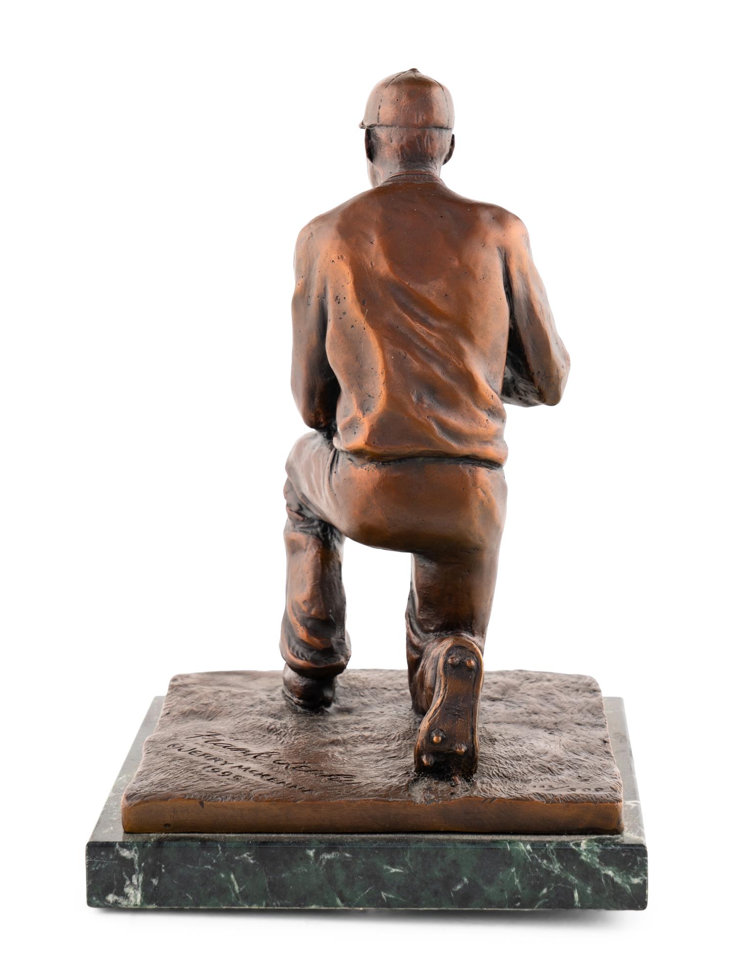 Mike Ditka's Personally Owned Frank Leahy Award/Sculpture by Jerry McKenna Formerly Displayed in Ditka's Chicago Home