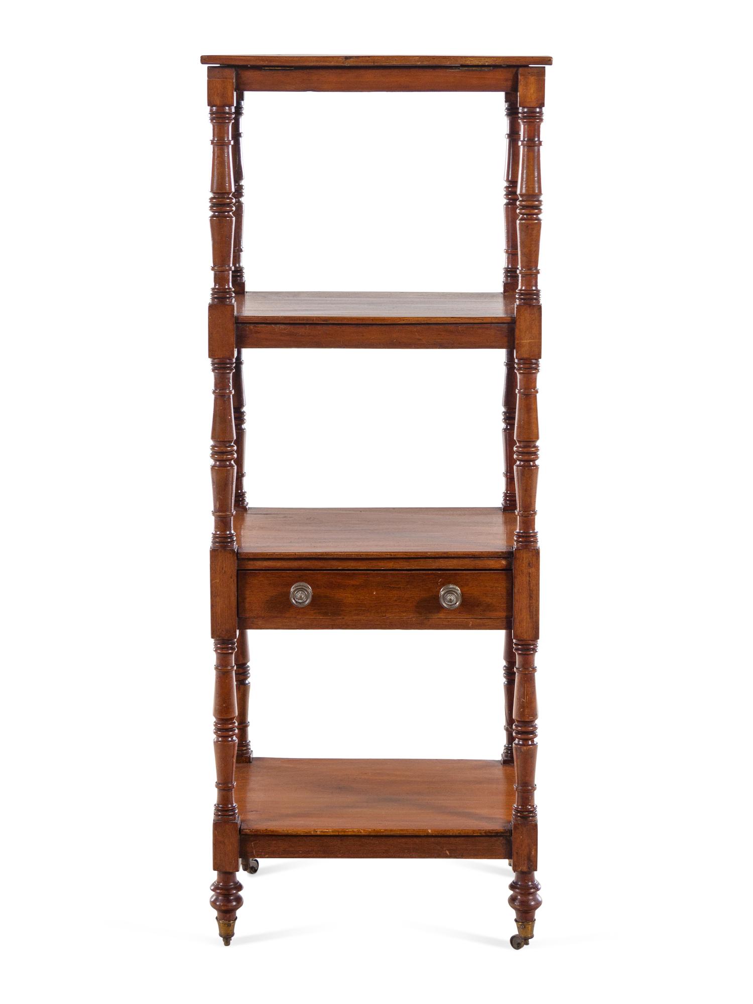 A Regency Style Mahogany Library Stand With Lectern