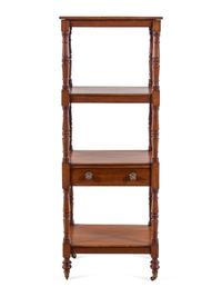A Regency Style Mahogany Library Stand With Lectern