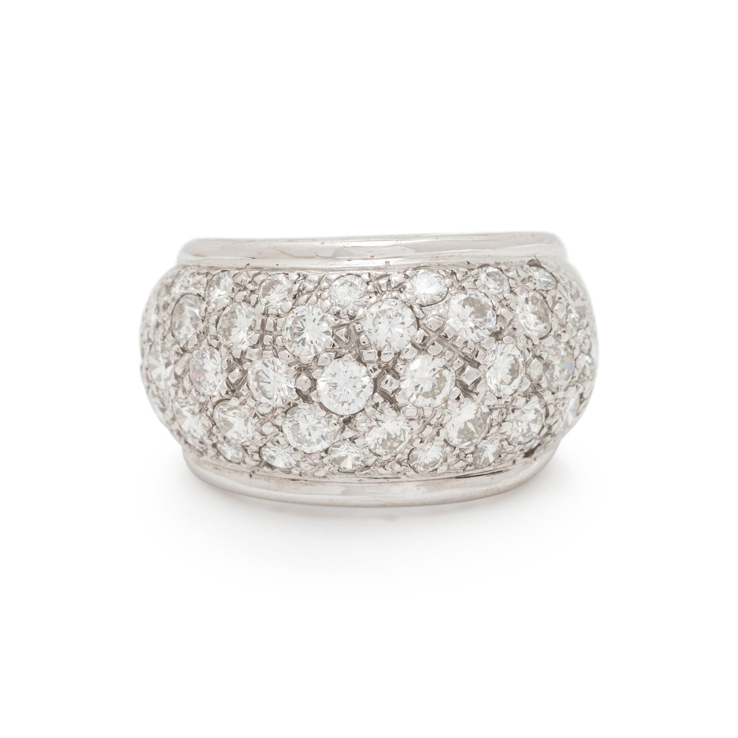 DIAMOND BOMBÉ RING