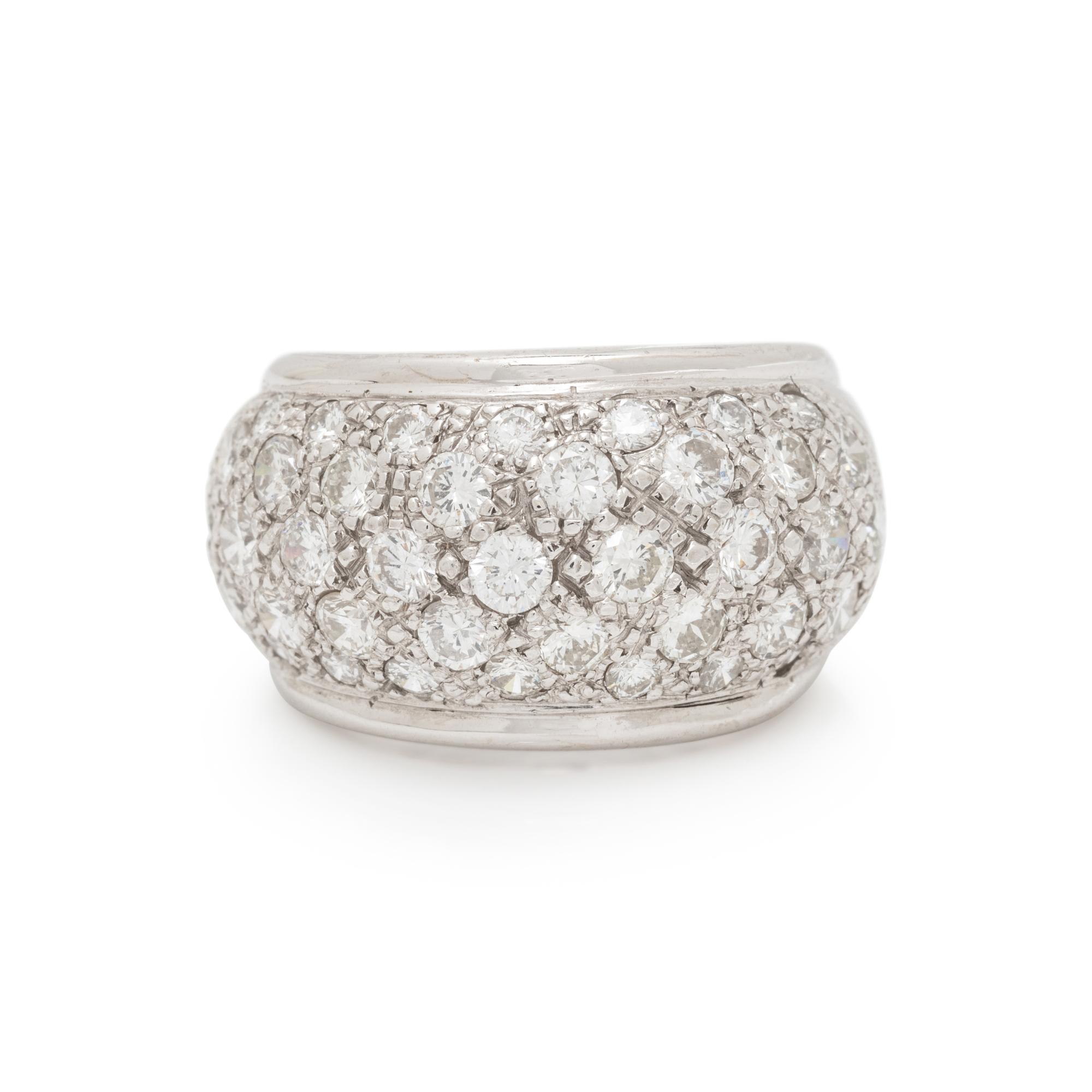 DIAMOND BOMBÉ RING