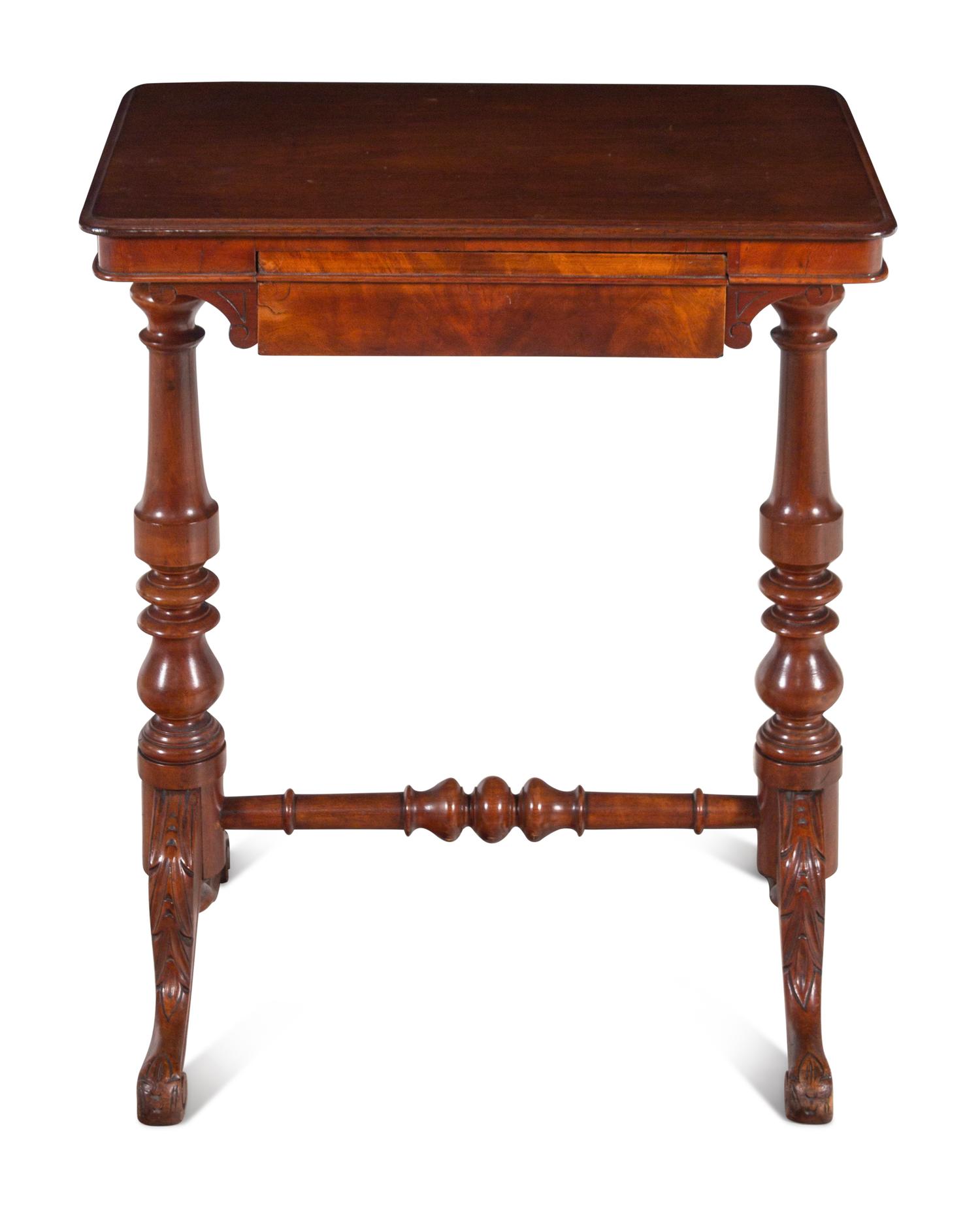 A French Mahogany End Table