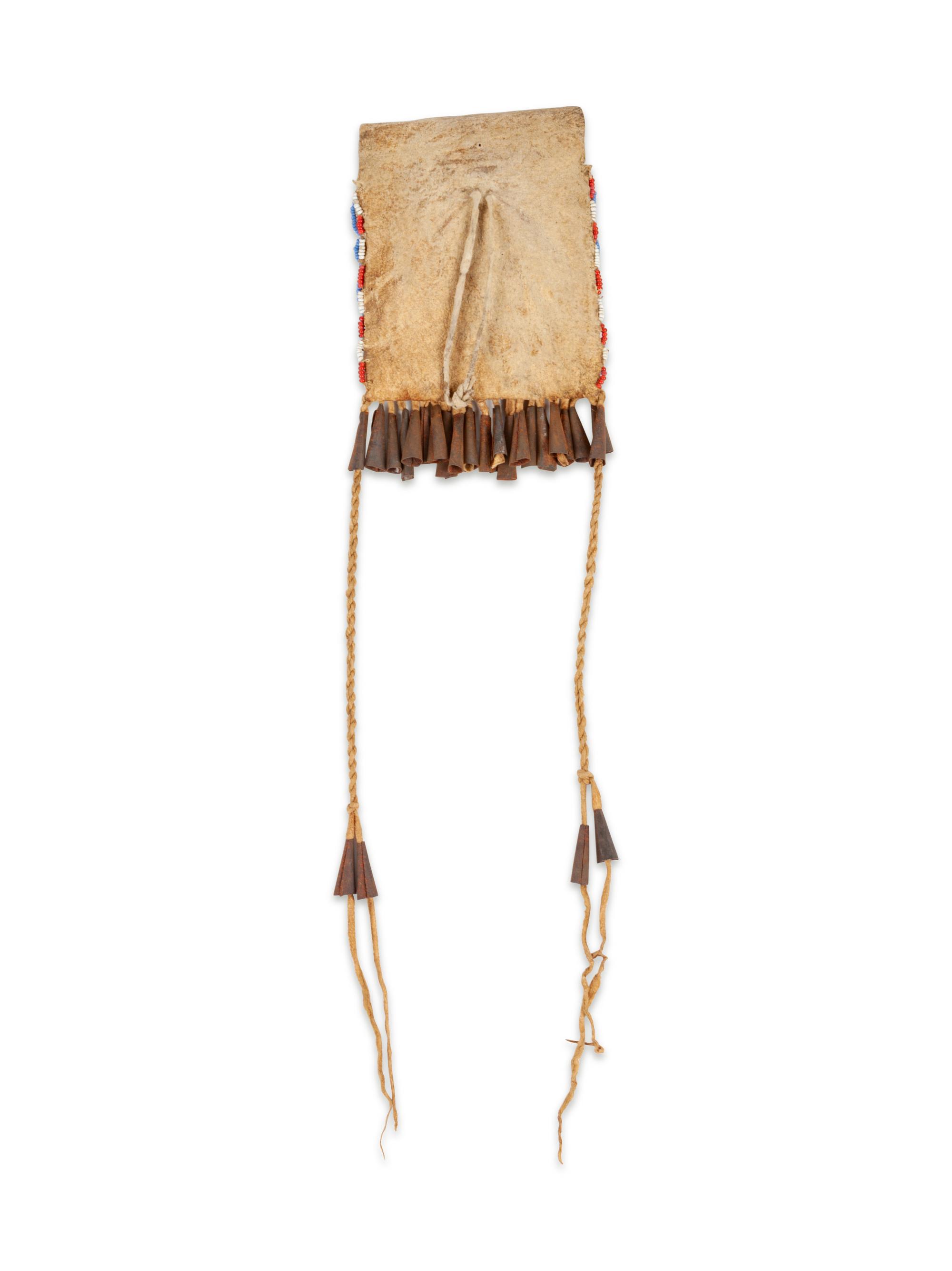 Sioux Beaded Hide Strike-a-Light Bag