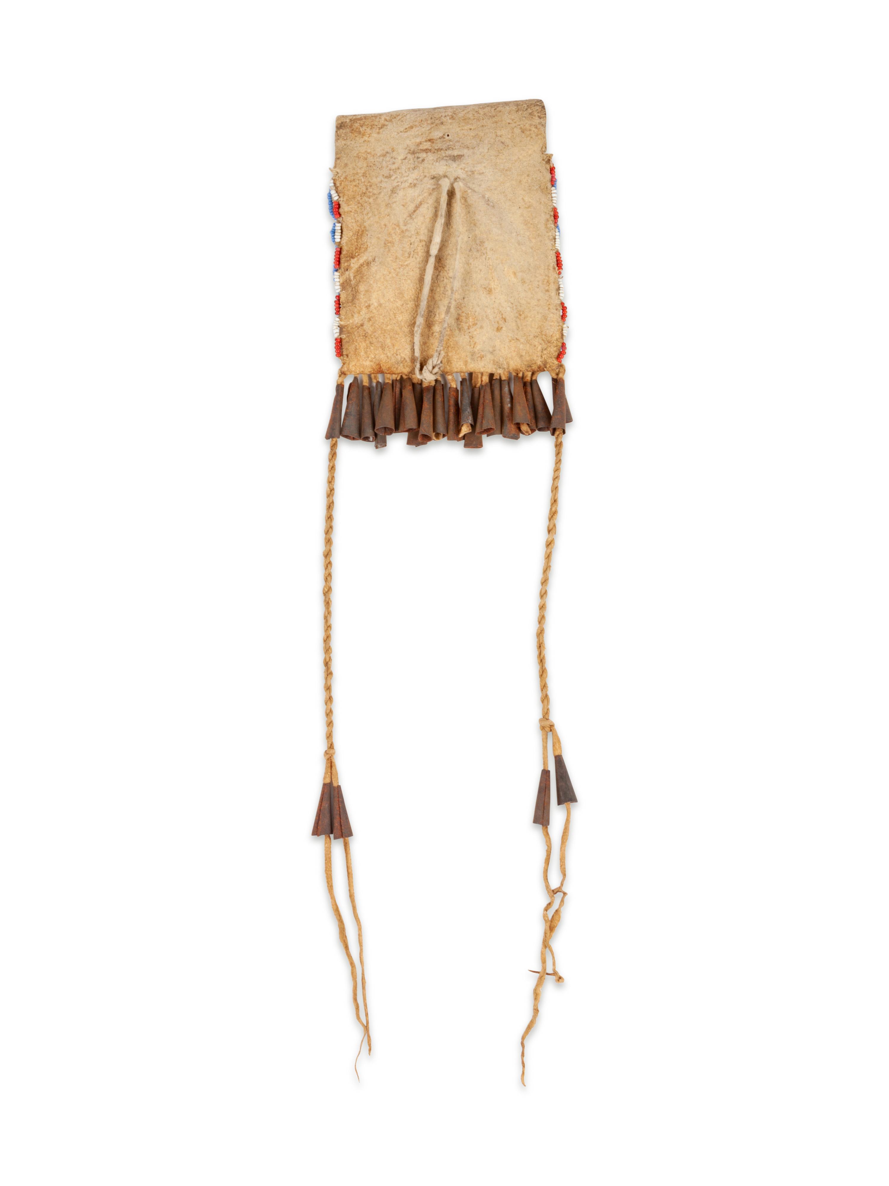 Sioux Beaded Hide Strike-a-Light Bag