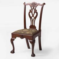 A Chippendale carved walnut side chair Philadelphia, PA, circa 1770