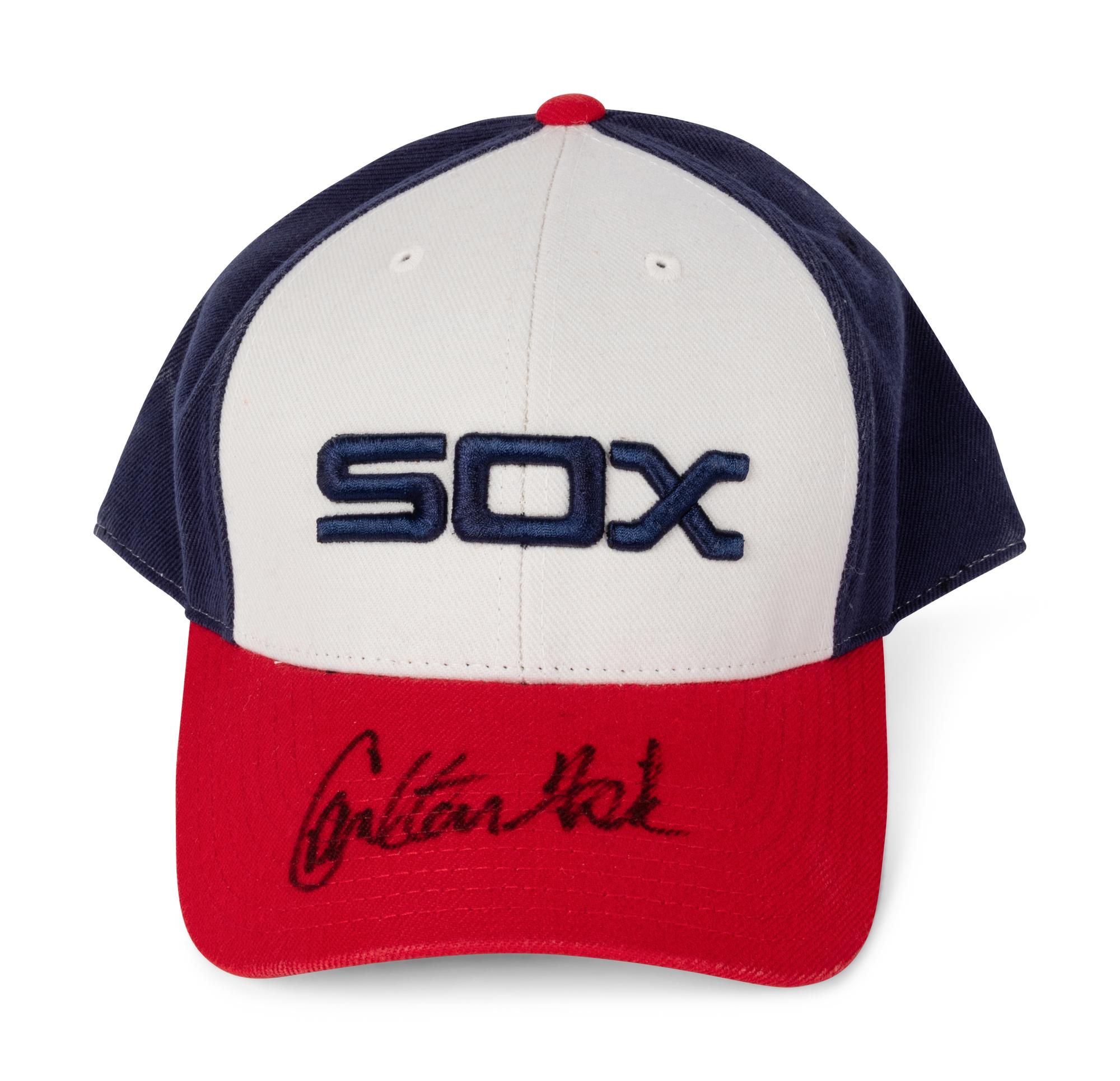 A Group of Carlton Fisk Signed Autograph Chicago White Sox Items (Beckett Authentication Services BAS Certified),