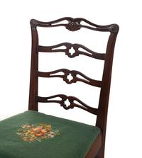 A Set of Six George III Style Mahogany Dining Chairs