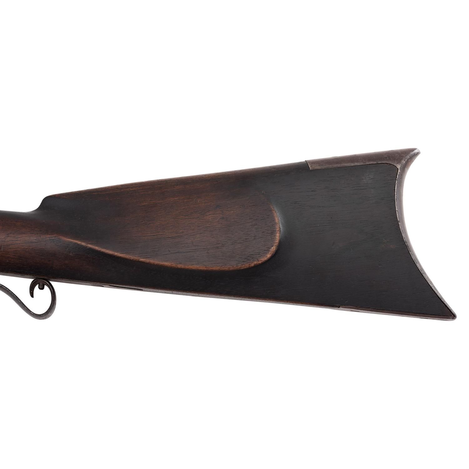 Restored Percussion Plains Rifle by Samuel Hawken