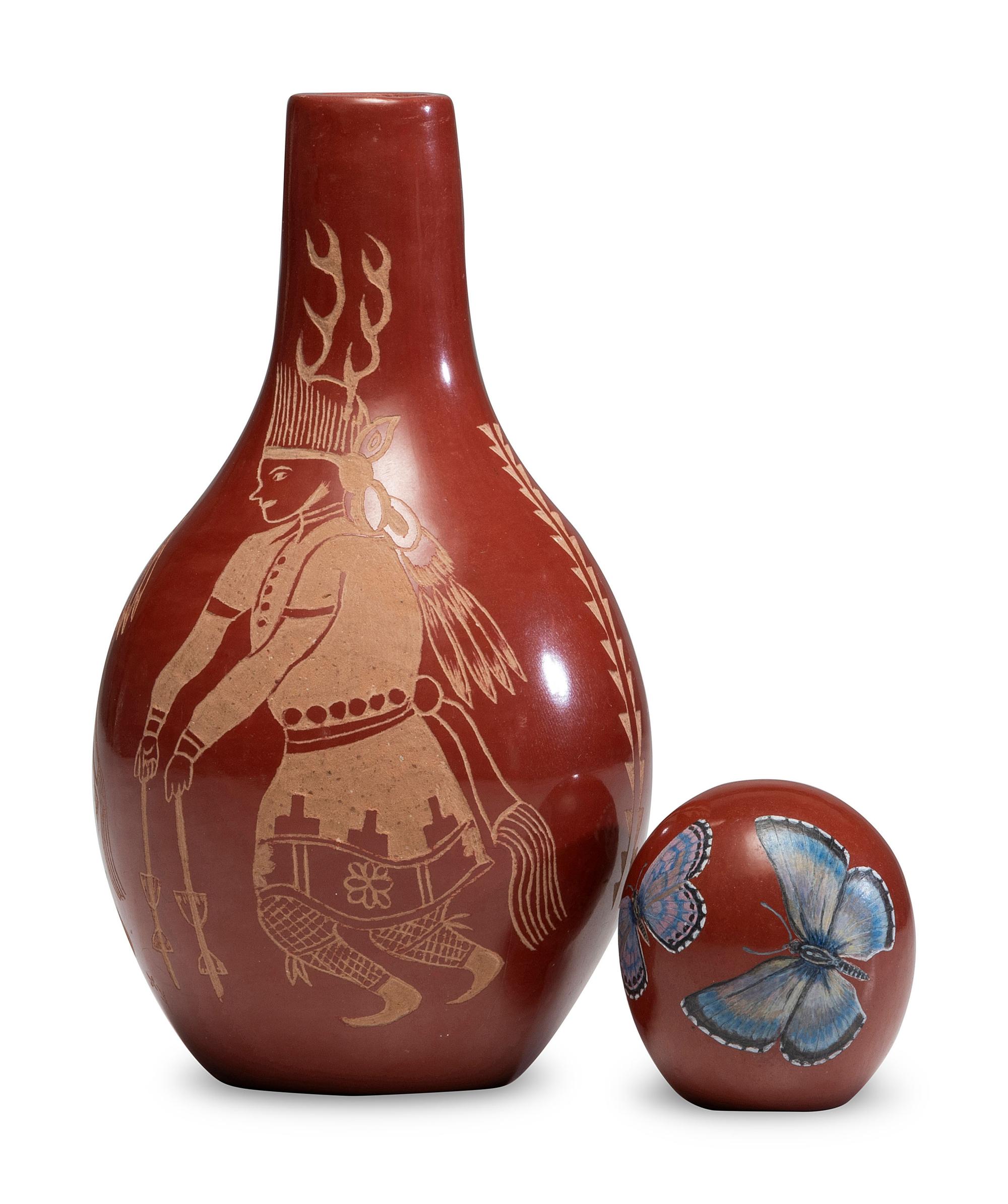 Redware Sgraffito Pottery