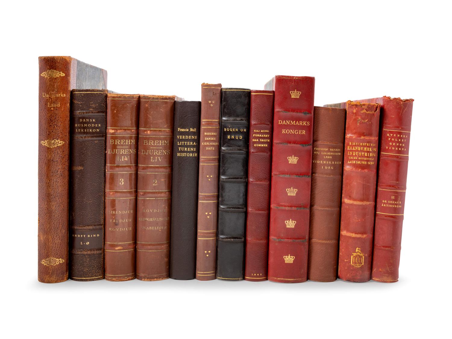 [Scandinavian Bindings] A Collection of Twelve Works.