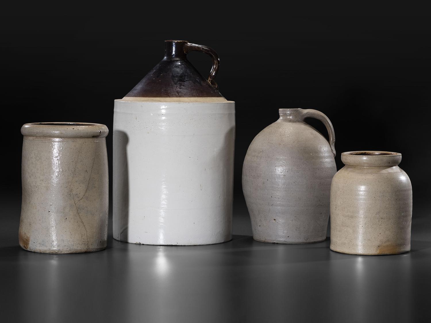 Twelve Stoneware Vessels
