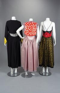 Three Geoffrey Beene Dresses, Spring 1989