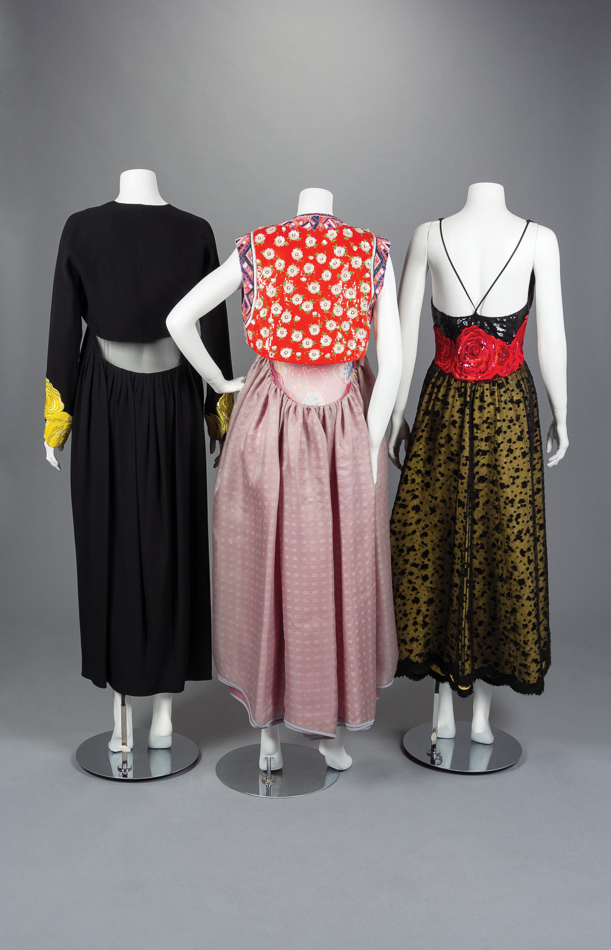Three Geoffrey Beene Dresses, Spring 1989