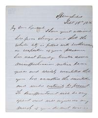 [LINCOLN, Abraham (1809-1865)]. Autographs of Lincoln friends and associates, including: