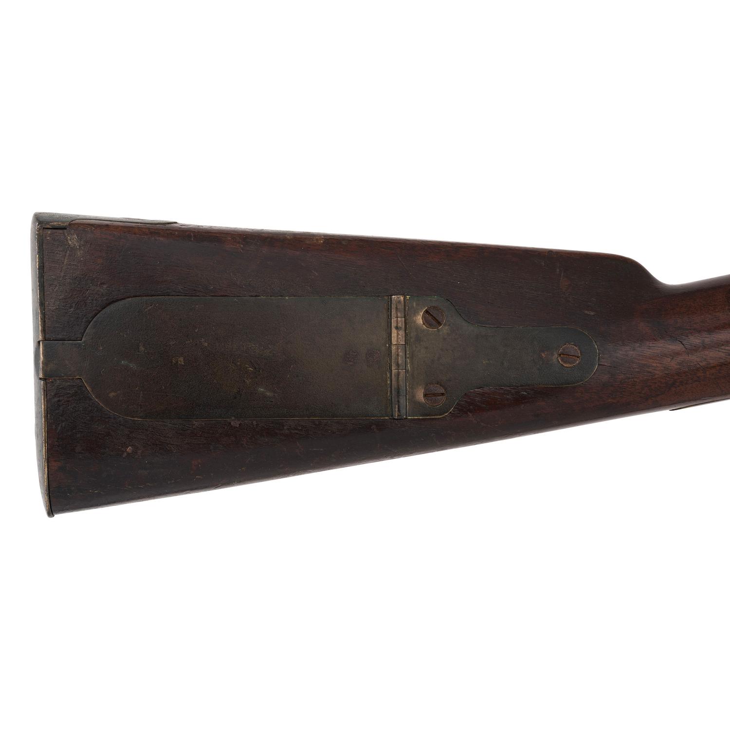 Extremely Rare Leman Civil War Era Percussion Militia Rifle