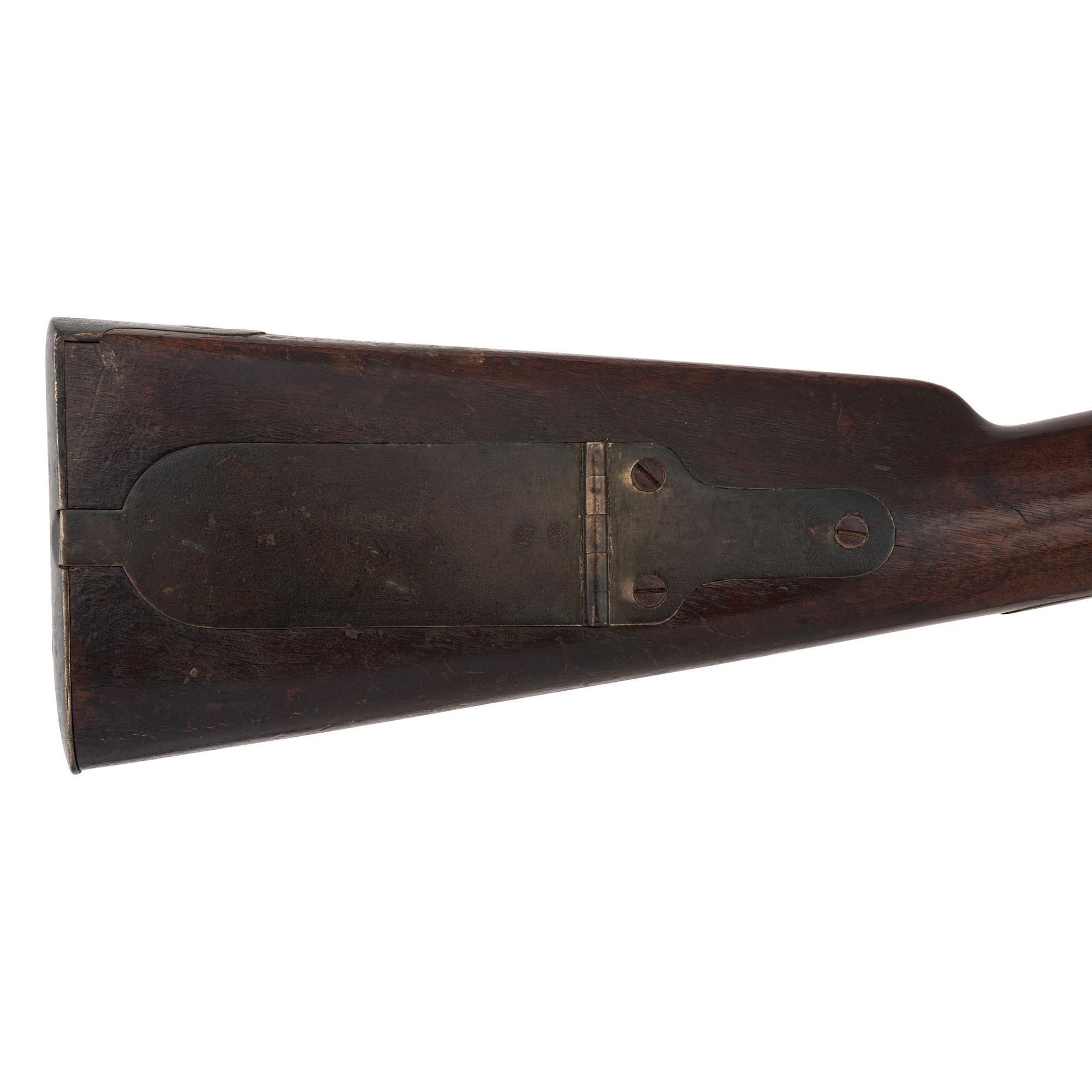 Extremely Rare Leman Civil War Era Percussion Militia Rifle