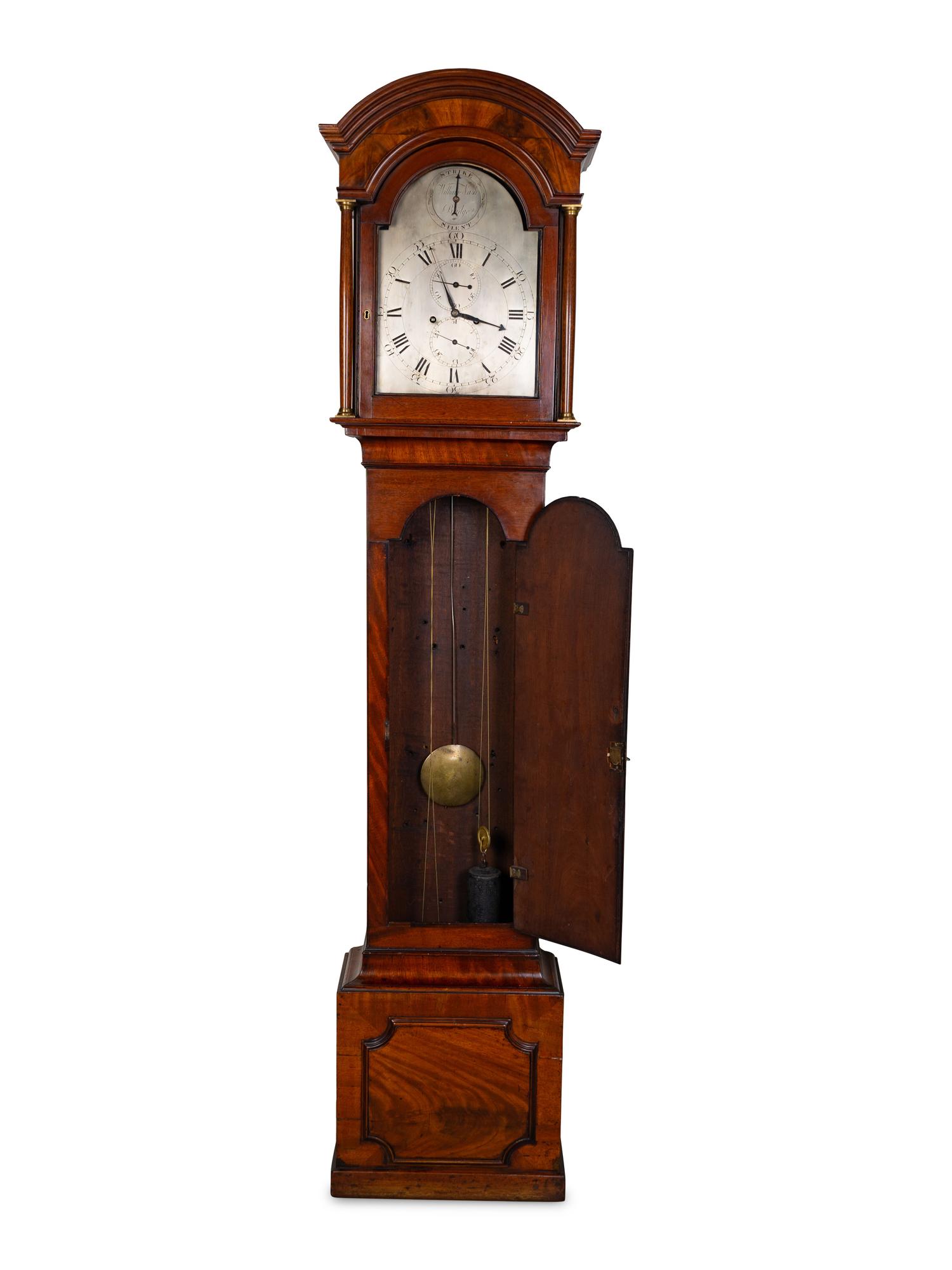 A George III Mahogany Tall Case Clock