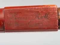 Sioux Catlinite Pipe, with Inscription by Louis Rott