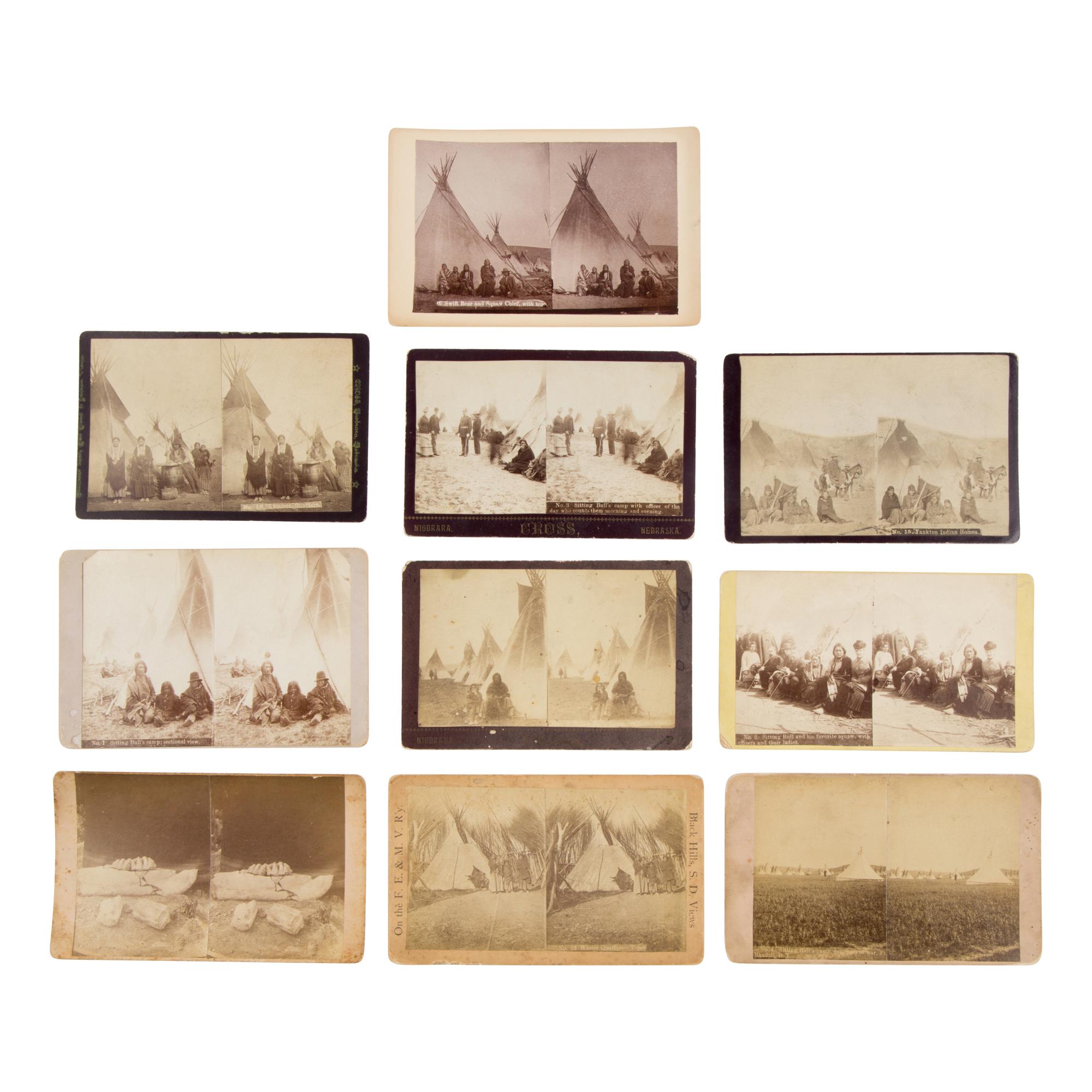 William R. Cross (American, 1839-1907) — Sitting Bull's Internment at Fort Randall, Dakota Territory 1883