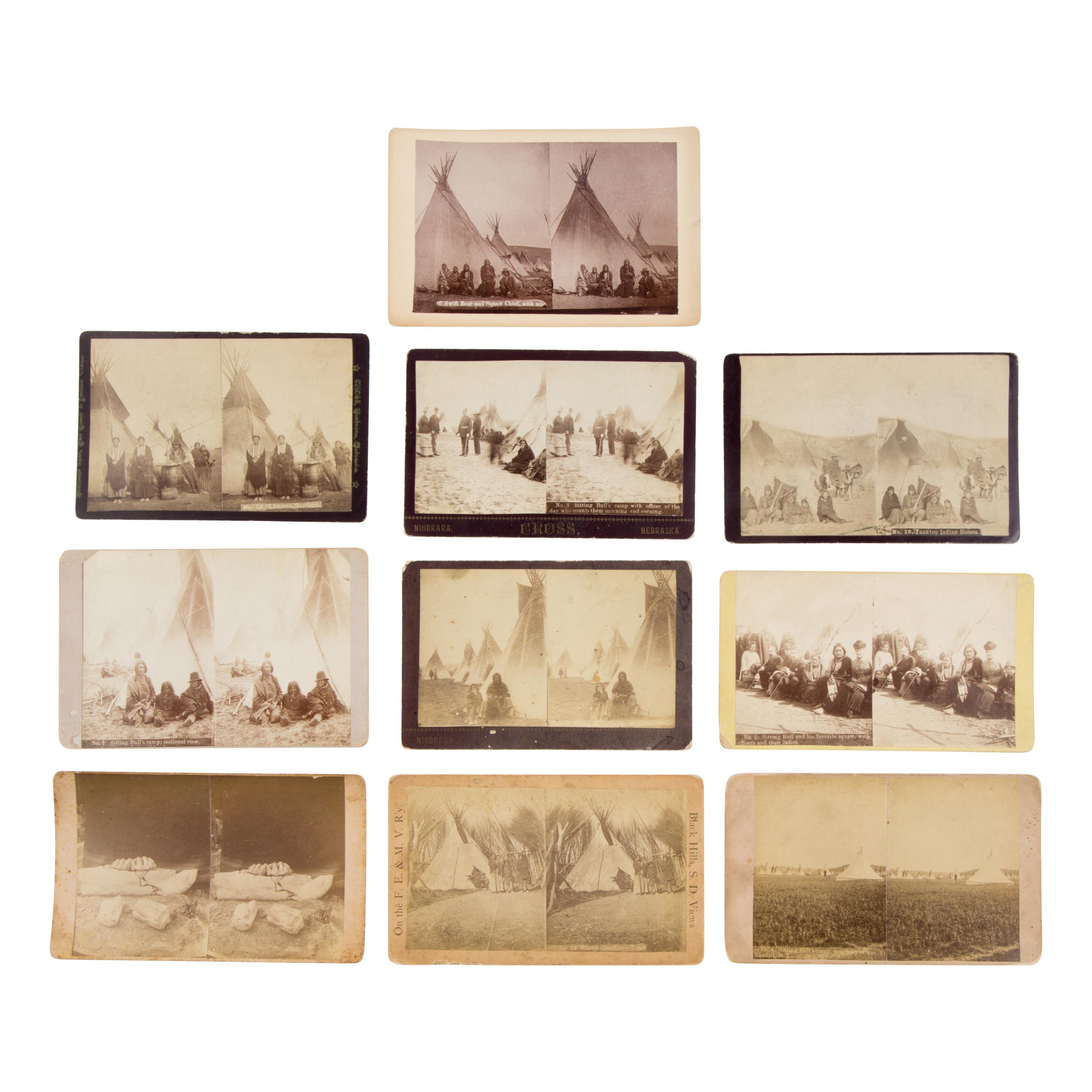 William R. Cross (American, 1839-1907) — Sitting Bull's Internment at Fort Randall, Dakota Territory 1883