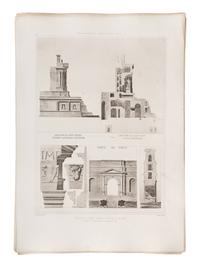 D’ESPOUY, Henry. Fragments d'Architecture du Moyen Age et de la Renaissance, d'apres les Relevés & Restaurations des Anciens Pensionnaires de l'Academie de France a Rome. Paris: Charles Massin, n.d.
