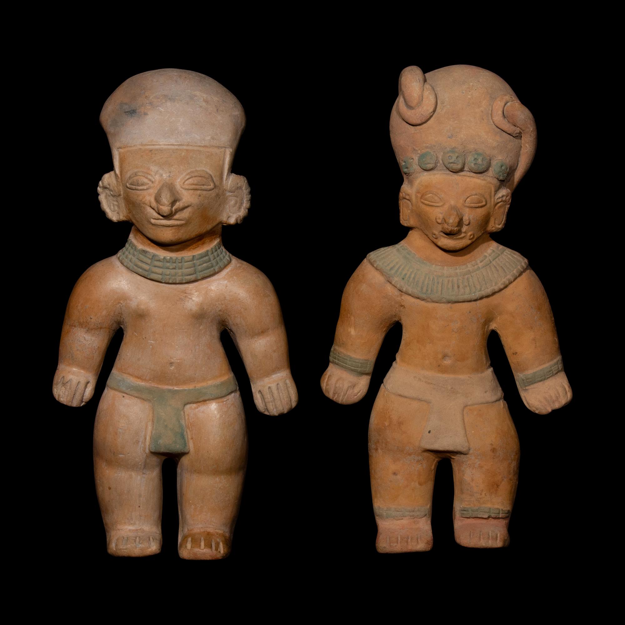 Two Jamacoaque Terracotta Figures