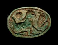 Three Egyptian Steatite and Faience Scarabs