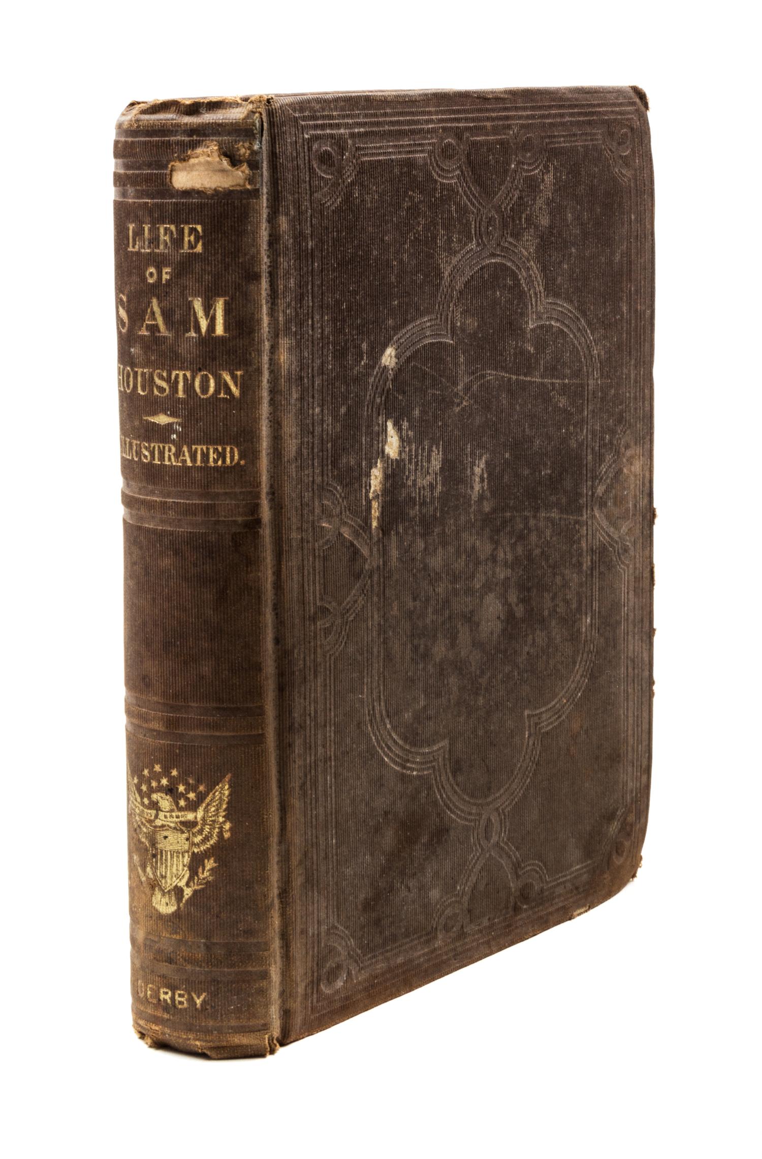 (HOUSTON, SAM) LESTER, CHARLES EDWARDS. The Life of Sam Houston. New York, 1855.