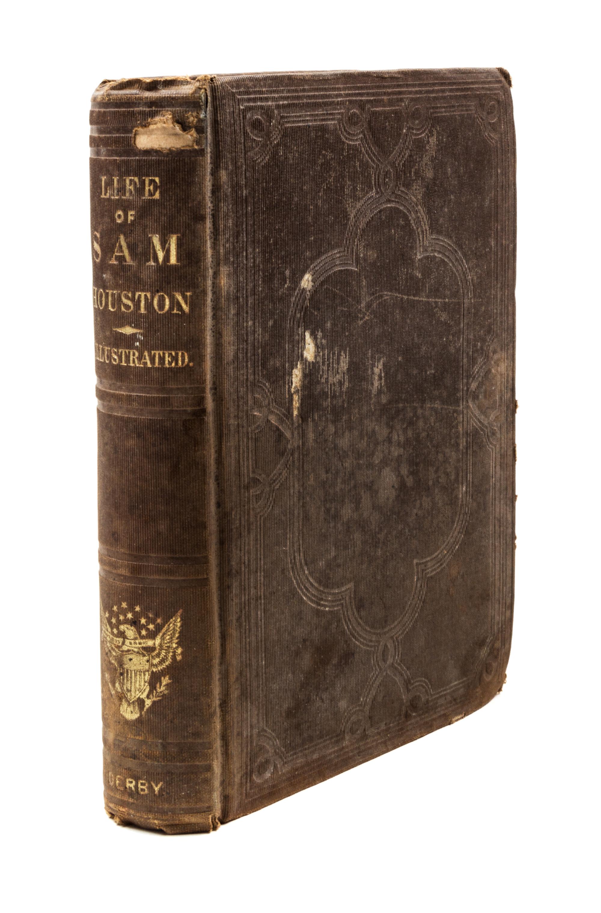(HOUSTON, SAM) LESTER, CHARLES EDWARDS. The Life of Sam Houston. New York, 1855.