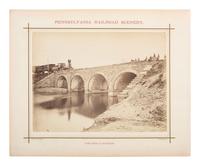 Pennsylvania -- Railroad PURVIANCE, William T., photographer. Pennsylvania Railroad Scenery. Stone Bridge at Huntingdon . Philadelphia, PA: n.d.