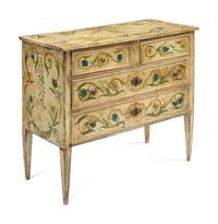 An Italian Neoclassical Painted Commode
