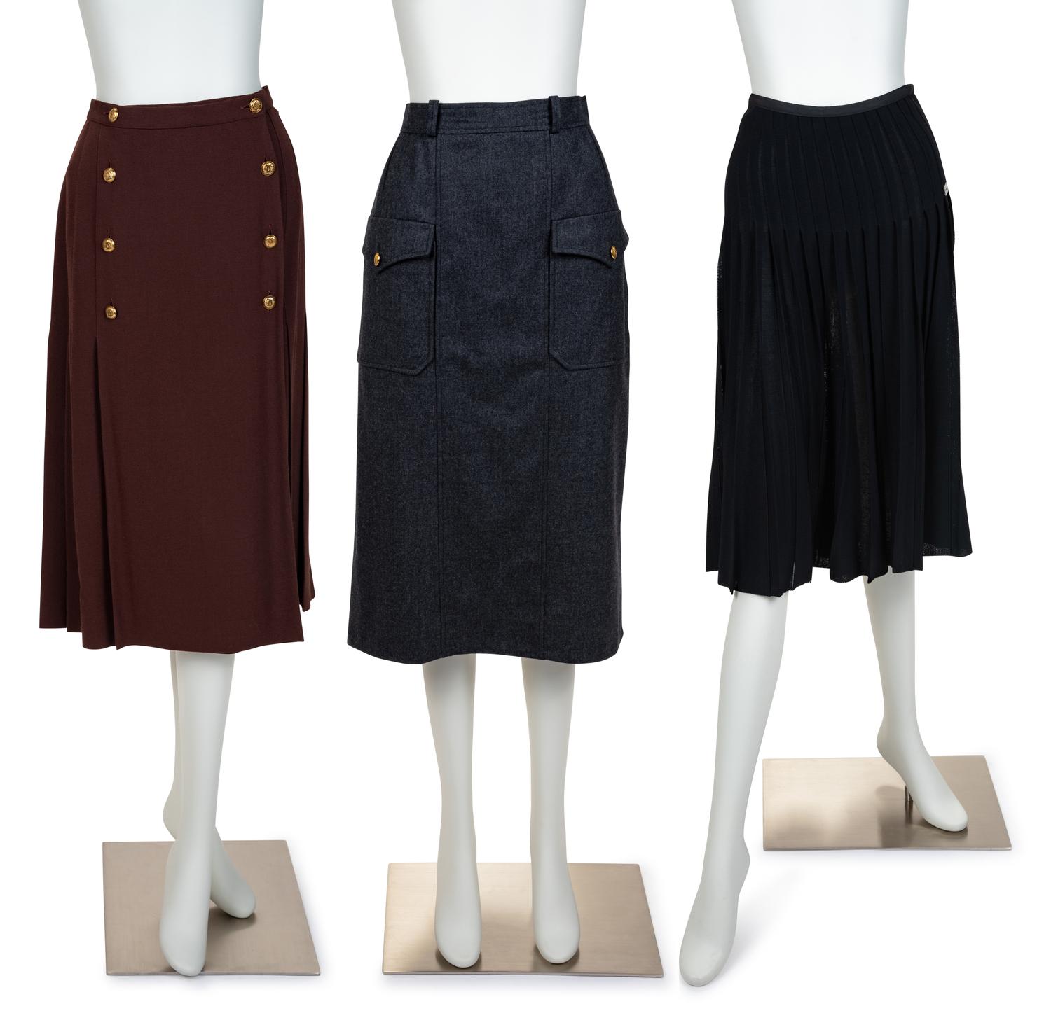 Three Chanel Skirts, 2000-10s