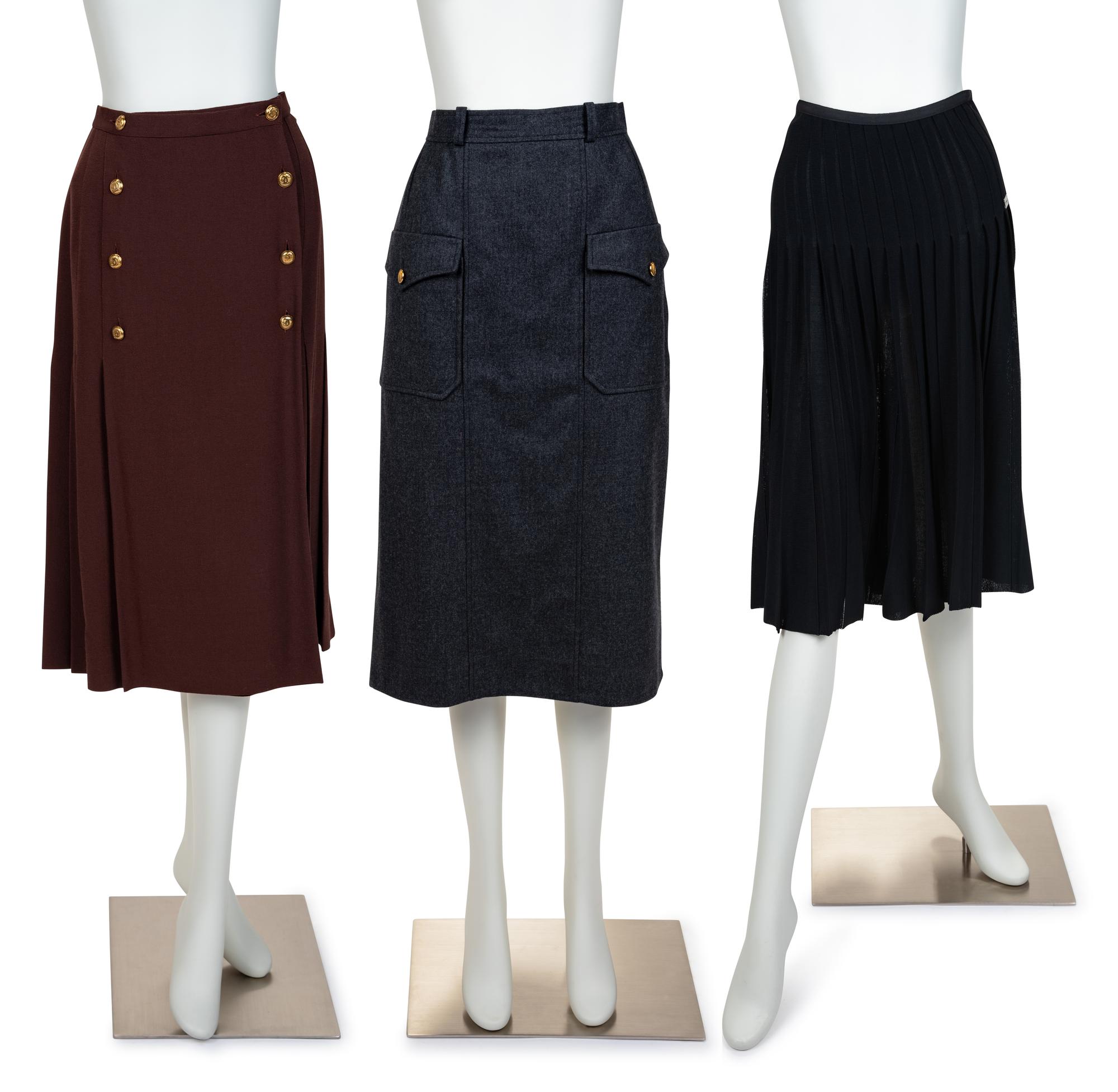 Three Chanel Skirts, 2000-10s