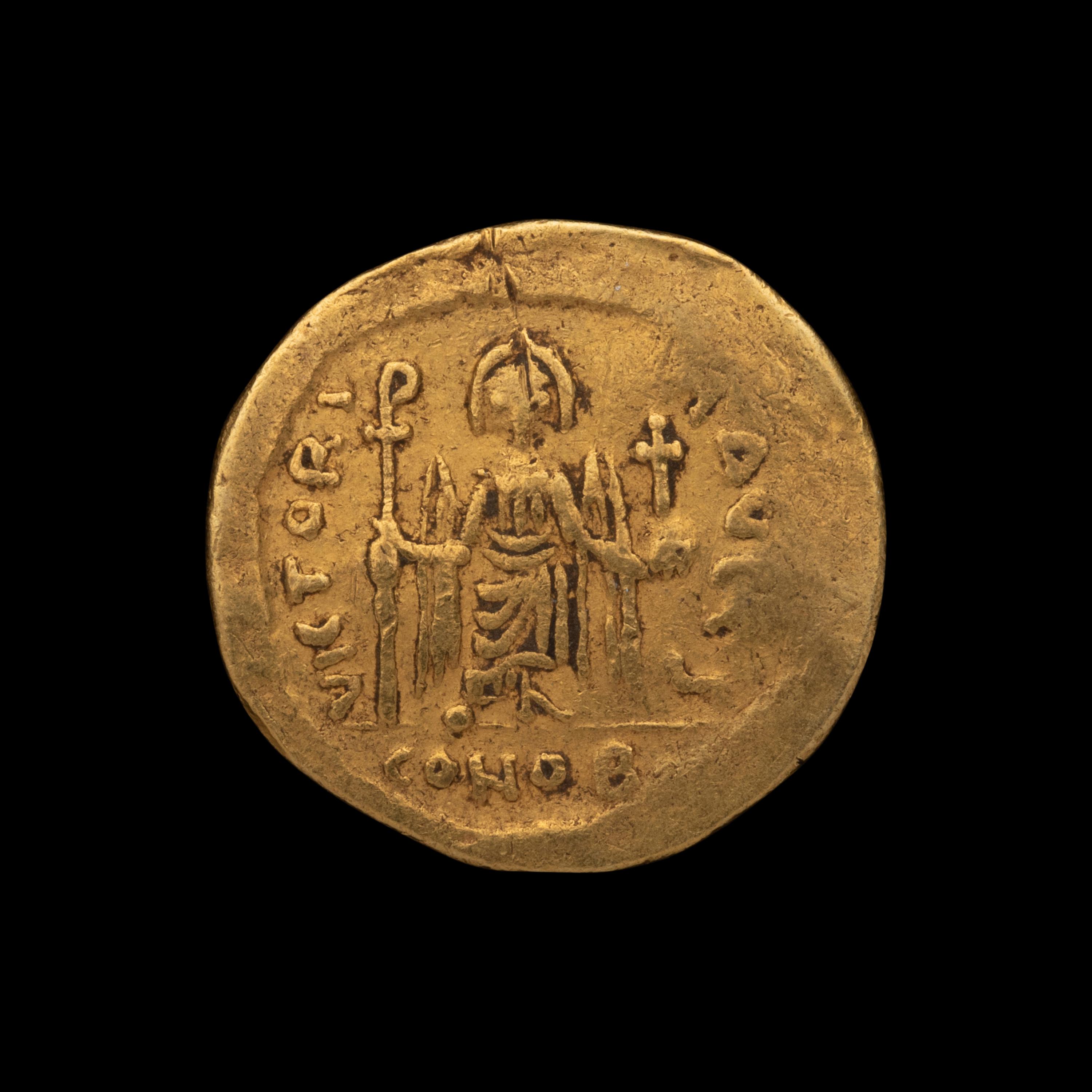 [ANCIENTS] BYZANTINE EMPIRE. Phocas (c. 603-607 AD). Av Solidus (4.3g, 21mm)