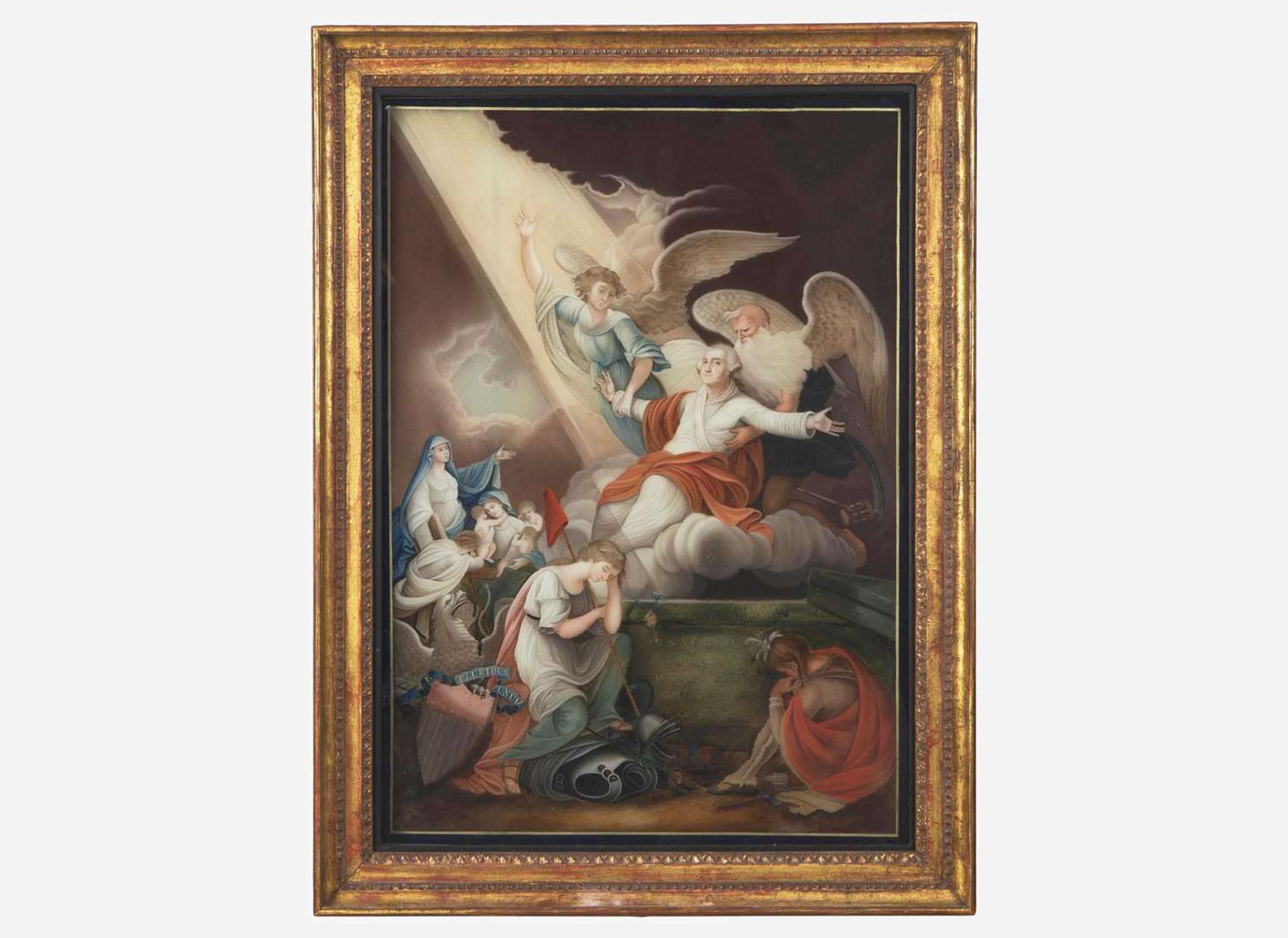 Chinese School early 19th century, After John James Barralet (Irish, 1747-1815), Apotheosis of Washington