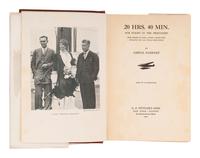 [AVIATION]. EARHART, Amelia (1897-1937). 20 hrs. 40 min. Our Flight in the Friendship. The American Girl, First Across the Atlantic by Air, Tells Her Story. New York: G.P. Putnam's Sons, 1928.