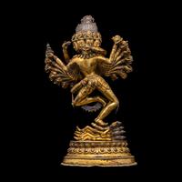 A Sino-Tibetan Gilt Copper Alloy Figure of Hevajra 銅鎏金吉祥歡喜金剛