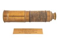 [CIVIL WAR]. Naval Telescope Presented to Lieutenant Edward Fesser Devens, 25 May 1863.