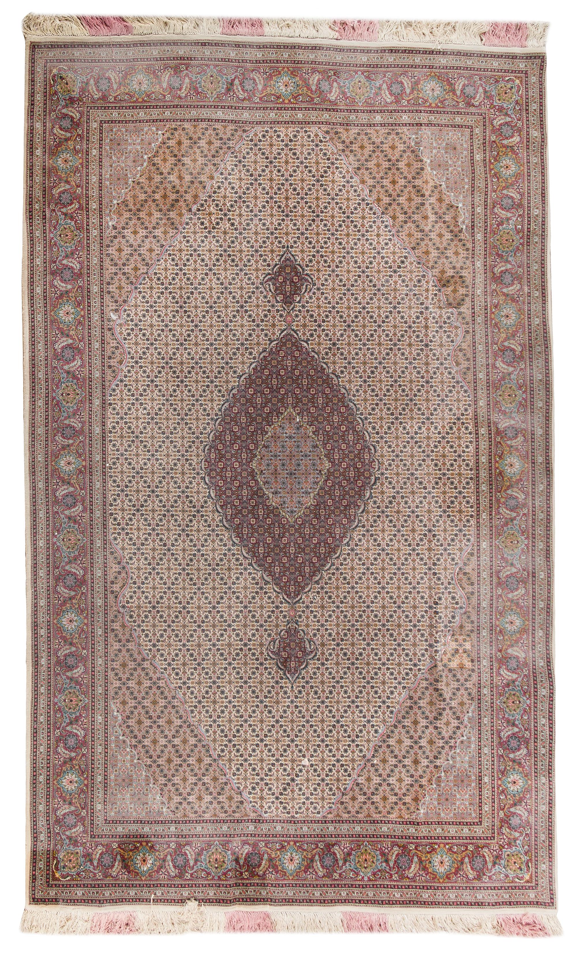 A Tabriz Wool Rug 9 feet 3 inches x 6 feet. — SECOND HALF 20TH CENTURY