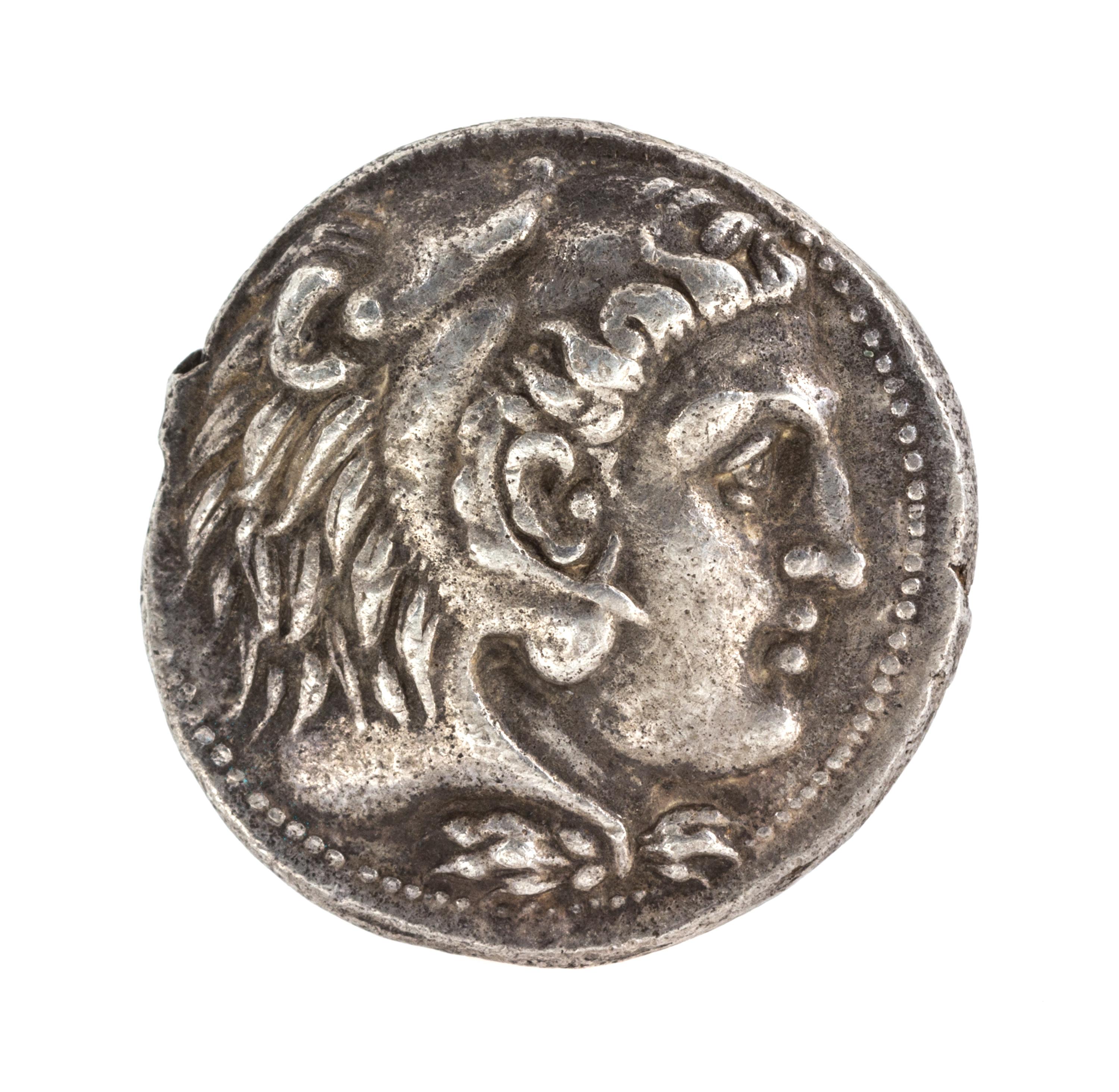 Macedonian Empire (circa 330 BCE), Silver Tetradrachm — Silver Tetradrachm