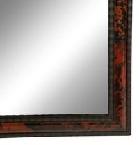 A Flemish Ebonized and Tortoise Shell Veneered Mirror — 19TH CENTURY