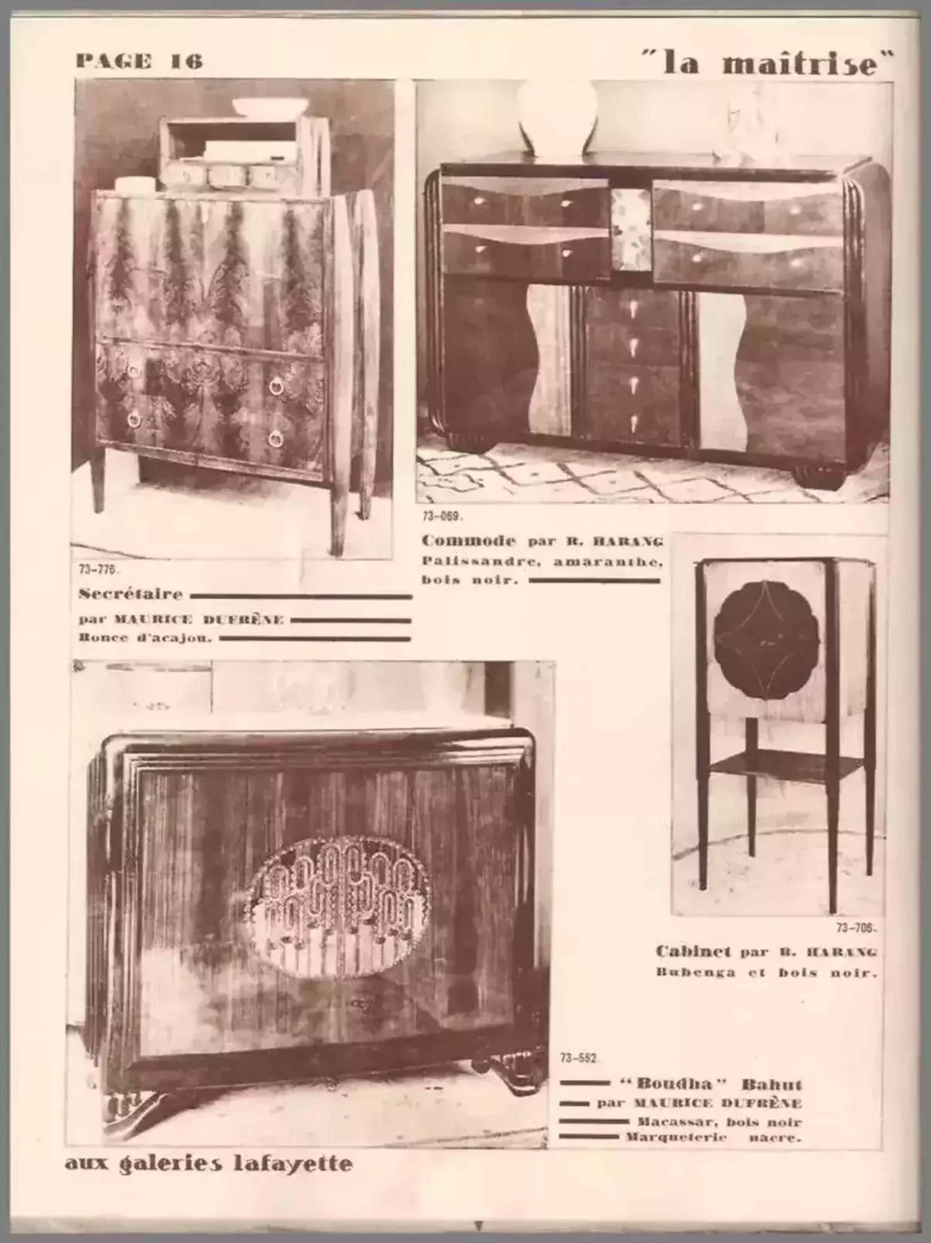 Maurice Dufrêne (French, 1876-1955) — French Art Deco Buddha Cabinet, 1925 for La Maîtrise, Paris