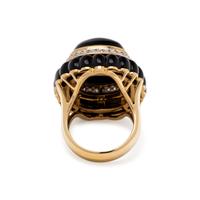 ONYX AND DIAMOND RING