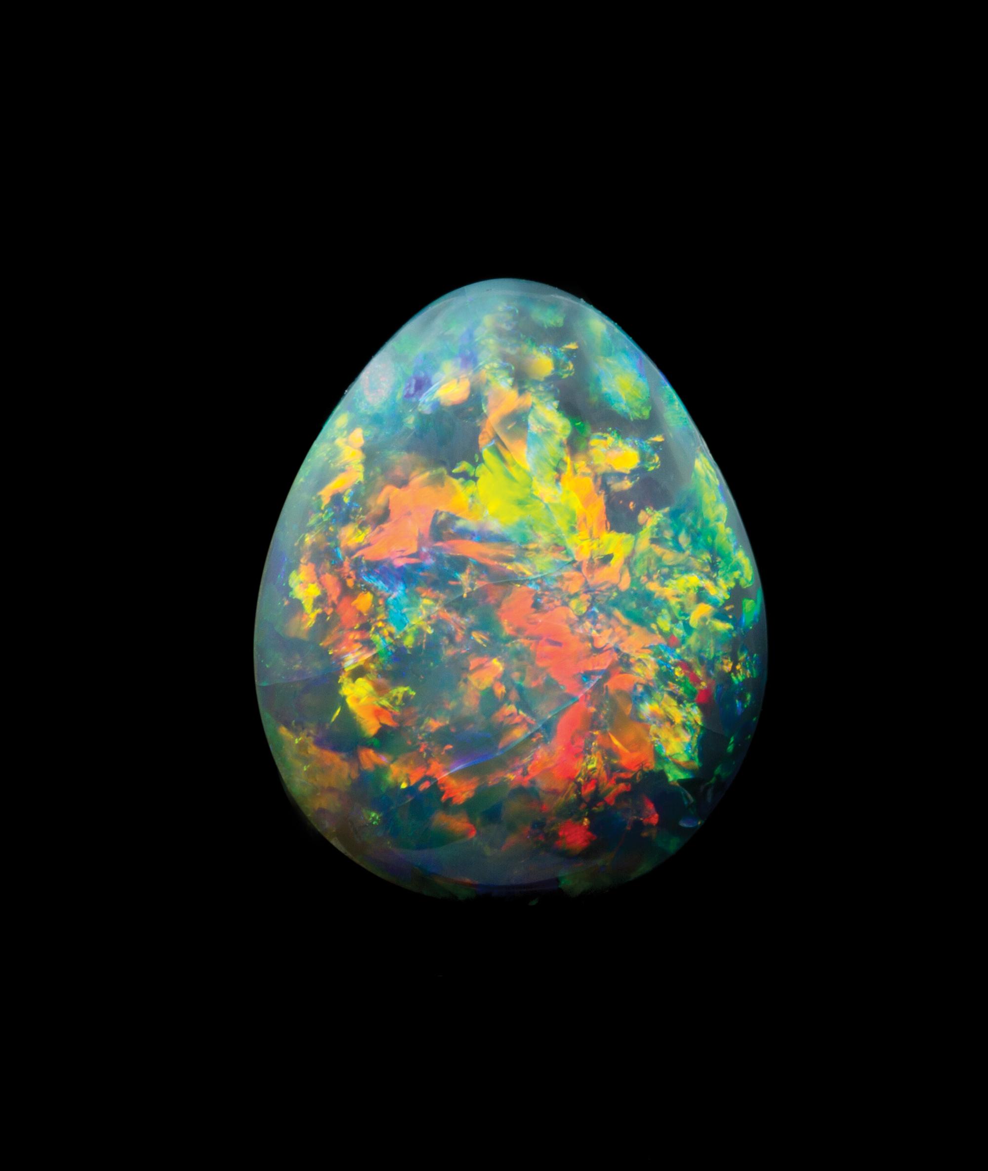 A Fine 8.72 Carat Australian Black Opal,