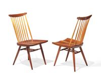 Set of six New chairs, 1968/69 Nakashima Studios, USA