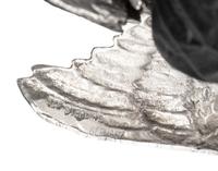 A Pair of Continental Silver Cockerels