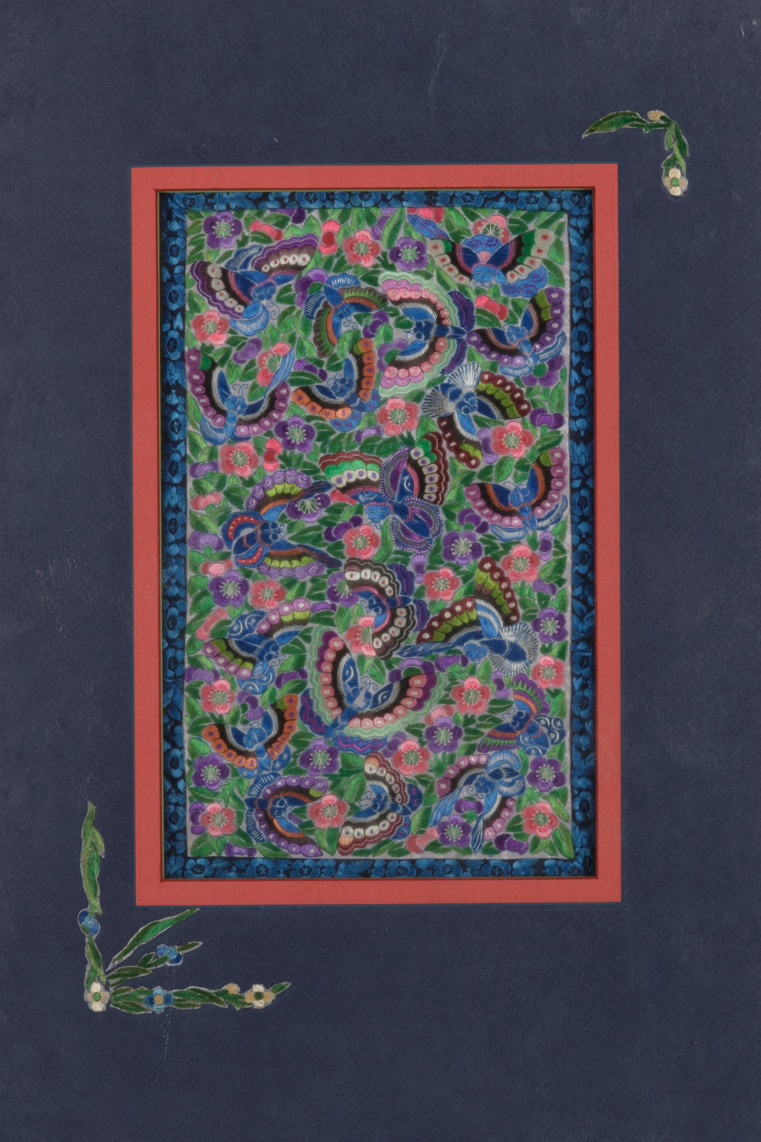 10 Chinese Embroidered and Woven Silk Articles